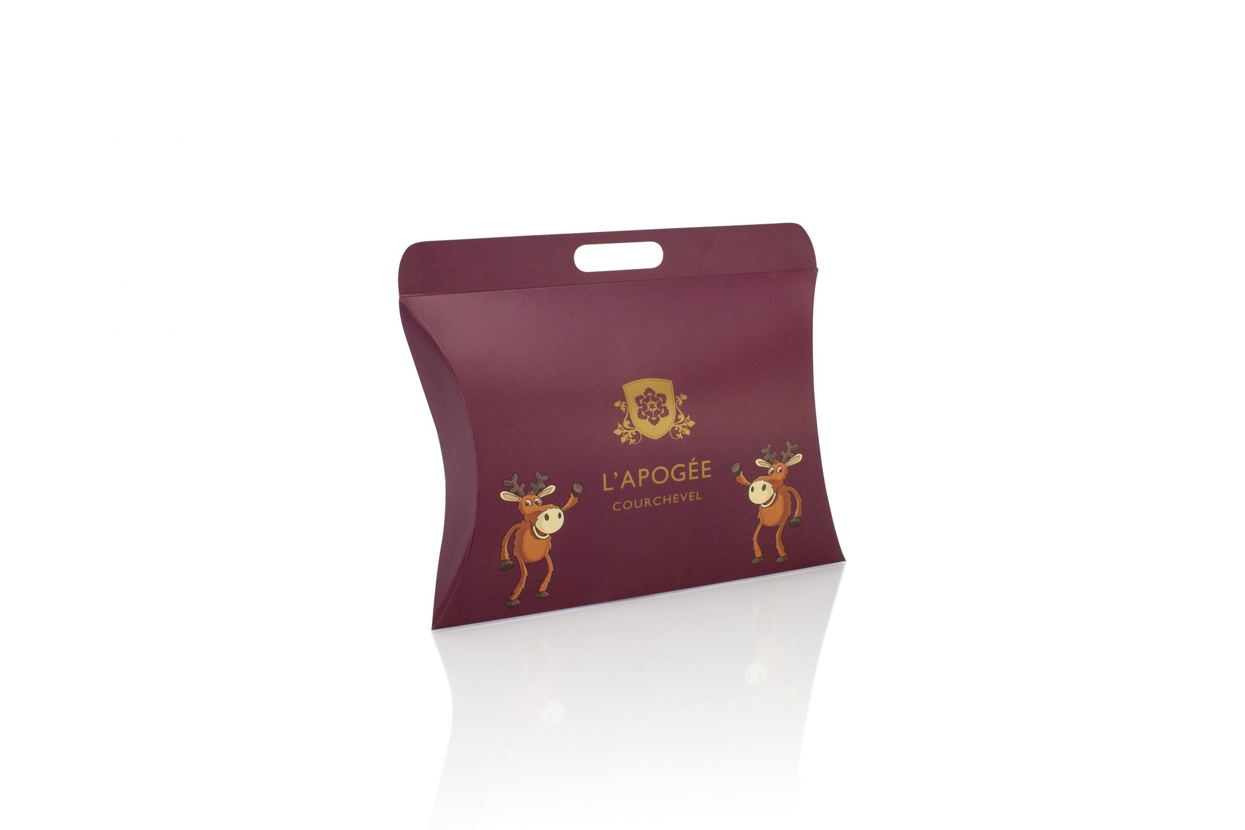 Geschenkdoosjes luxe papier met uitgekapt handvat